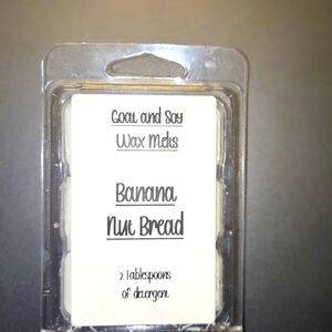 Banana Nut Bread Wax Melts Goat And Soy NWOT